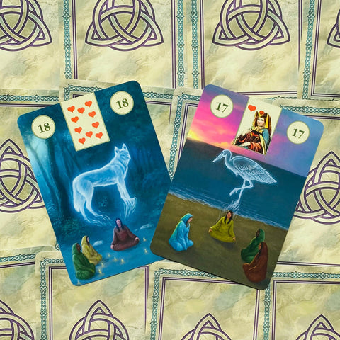 Pagan Lenormand Oracle Cards Deck by Lo Scarabeo with Guidebook