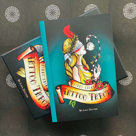 Eight Coins Tattoo Tarot Deck by Lana Zellner 82 Cards US Games Systems