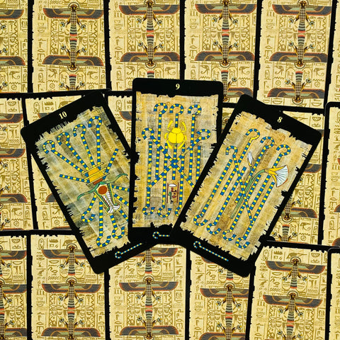The Egyptian Tarot Cards Deck And Book Lo Scarabeo Esoteric Fortune Telling NEW