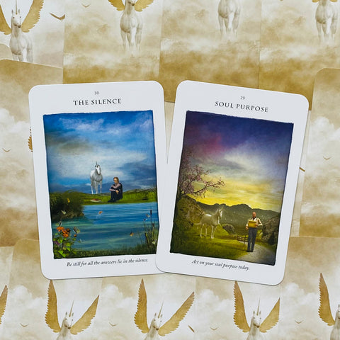 The Wonder Of Unicorns Oracle Game Findhorn Marc Kucharz Diana Cooper With Bag