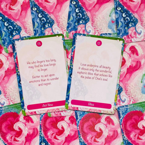 Heart Songs Inspirational Cards Pink Deck Lena Matheas Animal Dreaming Ad15