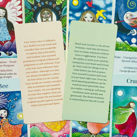 Wings Of Wisdom Oracle Cards Deck Alana Fairchild Longhurst Blue Angel NEW