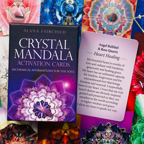 Crystal Mandala Activation Cards Deck Blue Angel Esoteric Pocket Fairchild NEW