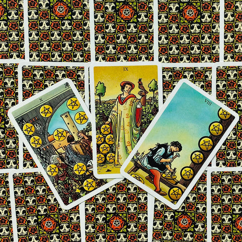 Radiant Wise Mini Tarot Cards Deck Esoteric Fortune Telling Lo Scarabeo NEW