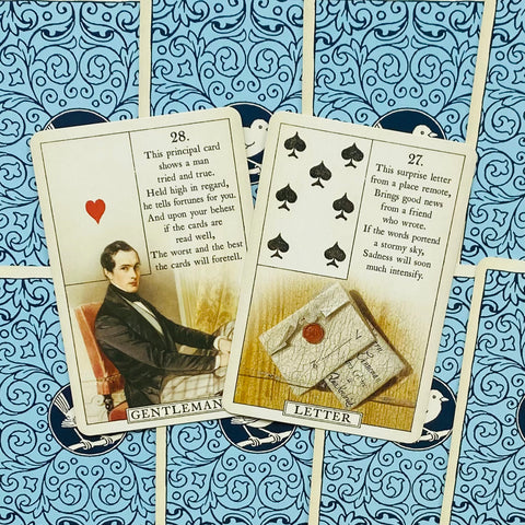 Blue Bird Lenormand Oracle Cards Deck S. Kaplan Esoteric Telling US Games System
