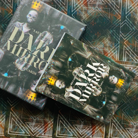 Dark Mirror Oracle Deck by Laura Sava Lo Scarabeo Shadow Work Cards