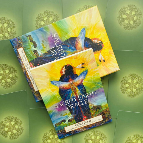 Sacred Earth Oracle Cards Deck Unity Revision Revolution Blue Angel Esoteric NEW