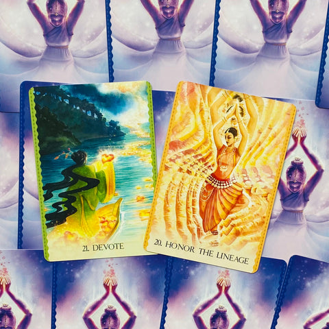 Cosmic Dancer Oracle Cards Deck by Sedona & Tess Blue Angel 44-Card Set
