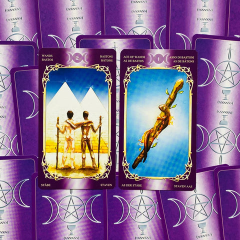 Sensual Wicca Tarot Deck Cards Esoteric Fortune Telling Lo Scarabeo NEW