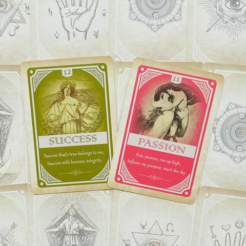 Magickal Spellcards Tarot Deck by Lucy Cavendish with Guidebook Blue Angel