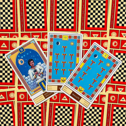 Masonic Tarot Deck Cards Diaz Silva Lo Scarabeo Esoteric Fortune Telling NEW