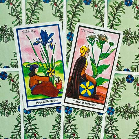 The Herbal Tarot Deck by Michael Tierra Candis Cantin 78 Cards US Games