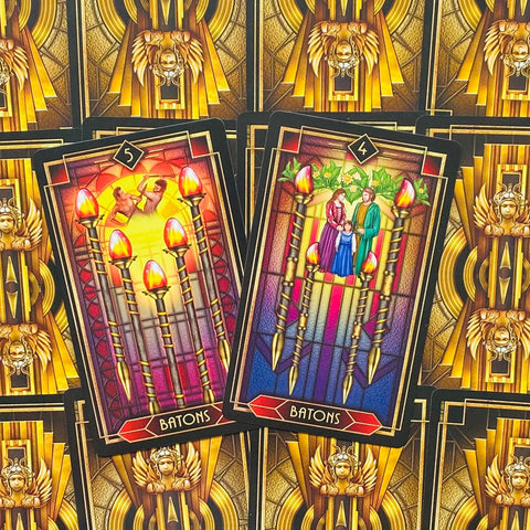 Tarot Decoratif Cards Deck And Book Set US Games Systems Marchetti Esoteric NEW