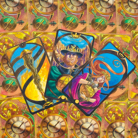 Steampunk Art Nouveau Tarot Cards Deck Lo Scarabeo By Luca Strati Modern NEW