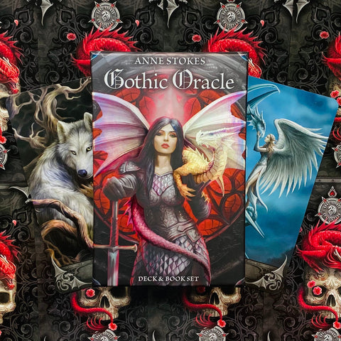 Anne Stokes Gothic Oracle Cards Deck & Book Set US Games Systems Fantasy Asg48