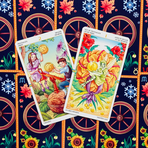 Wheel Of The Year Tarot Deck Cards Platano Esoteric Lo Scarabeo Telling NEW