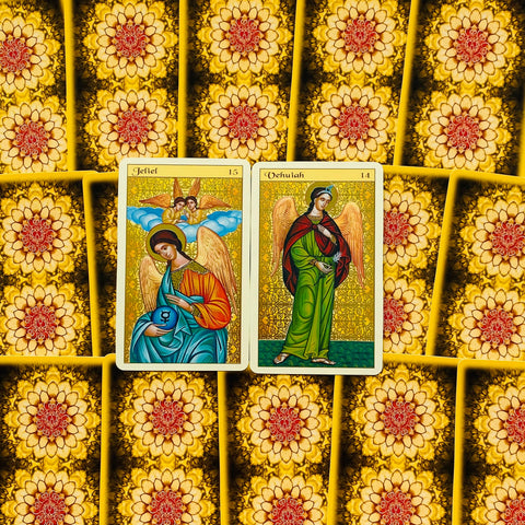 Karma Angels Oracle Cards Deck by Catz Goodwin Lo Scarabeo 32 Card Set