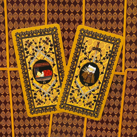 Medieval Cat Tarot Deck by Lawrence Teng 78 Cards US Games English Guidebook