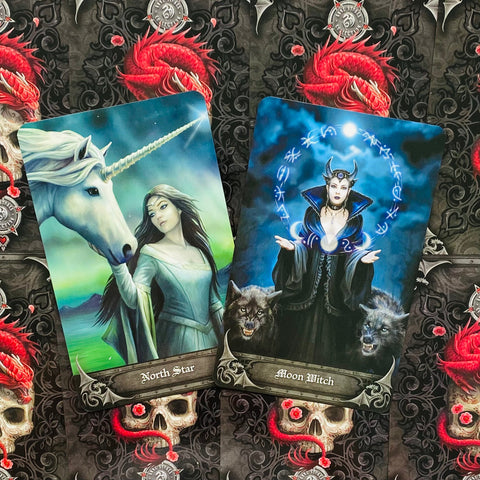 Anne Stokes Gothic Oracle Tarot Cards Deck & Guidebook Set by US Games