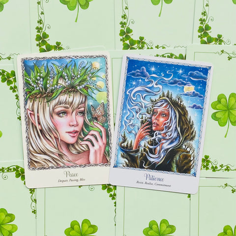 Faery Temple Oracle Card Deck by Suzy Cherub & Christine Karron Blue Angel