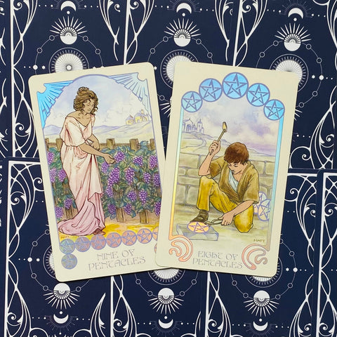 Ethereal Visions Tarot Luna Edition Deck by Matt Hughes w/ Guidebook