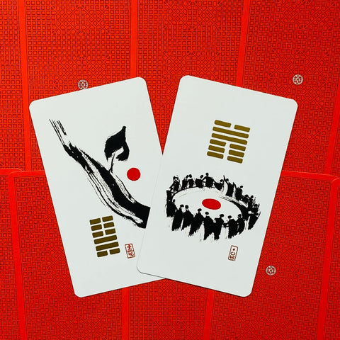 I Ching By Klaus Holitzka Oracle Deck Cards Esoteric Fortune Telling Agm NEW