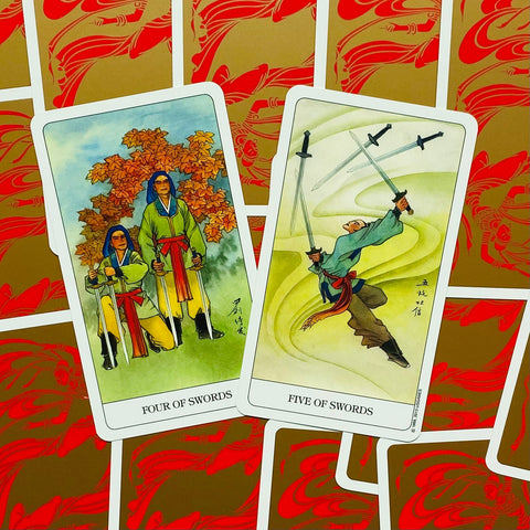 Chinese Tarot Deck by Jui Guoliang 78 Cards US Games w/ Guidebook