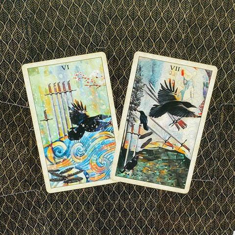 Crow Tarot Deck by MJ Cullinane 78 Cards US Games Rider-Waite