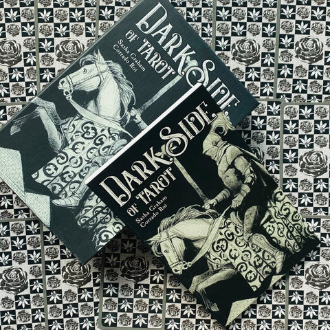 Dark Side of Tarot Deck & Guidebook by Sasha Graham, Corrado Roi, Lo Scarabeo
