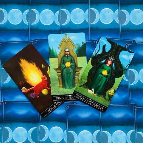 Silver Witchcraft Tarot Deck & Guidebook Set Pagan Lo Scarabeo