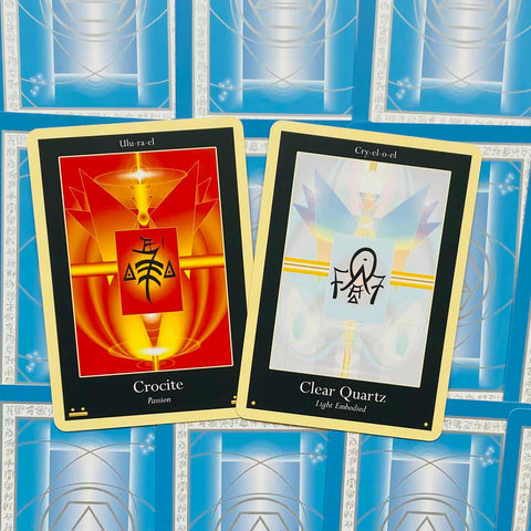 Liquid Crystal Oracle Tarot Deck 77 Cards & Guidebook by Blue Angel