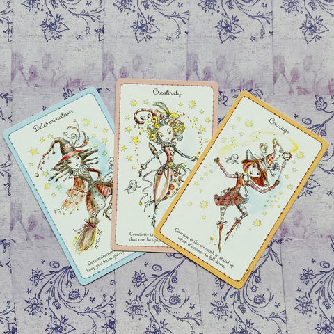 Witchlings Cards Deck & Book Set Enchanting Spells Energy US Games Systems NEW