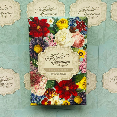 Botanical Inspirations Cards Deck & Book Set Lynn Araujo US Games Systems Bic44