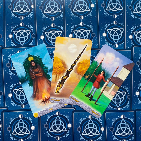 Triple Goddess Tarot Deck Cards Esoteric Telling Lo Scarabeo NEW