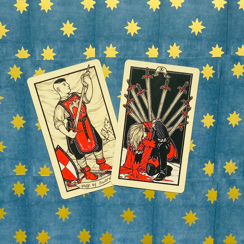 Fyodor Pavlov Tarot Deck by US Games, Gilded Edge Cards & Guidebook