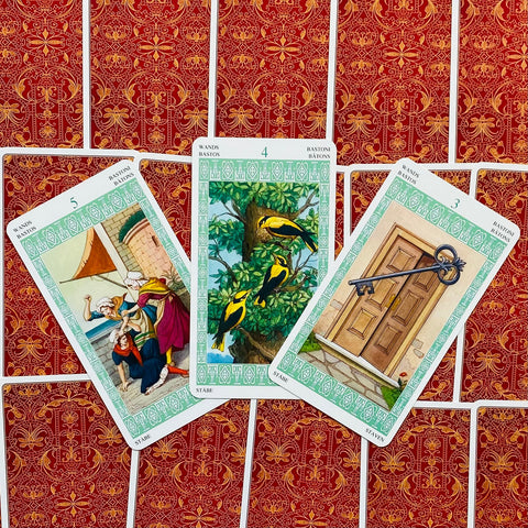Lo Scarabeo Lenormand Tarot Deck 78 Cards Fortune Telling Divination