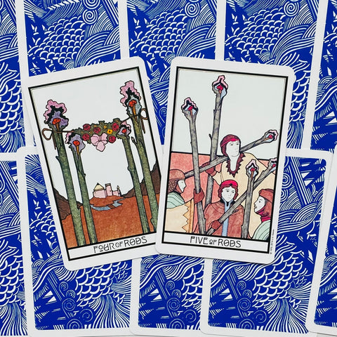 Aquarian Tarot Deck in Tin by David Palladini 78 Cards US Games