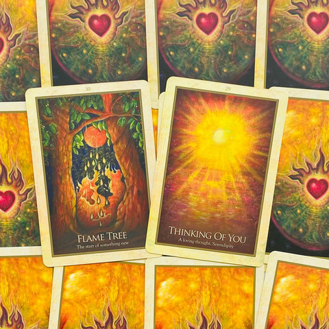 Gaia Oracle Deck by Toni Carmine Salerno 45 Cards & Guidebook Blue Angel
