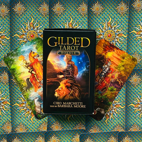 Gilded Tarot Royale Cards Deck Ciro Marchetti Barbara Moore Llewellyn NEW