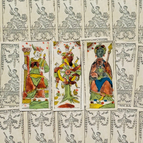 Tarocchino Al Soldato Tarot Cards Deck Limited Edition Lo Scarabeo Bologna NEW