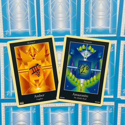 Liquid Crystal Oracle Tarot Deck 77 Cards & Guidebook by Blue Angel