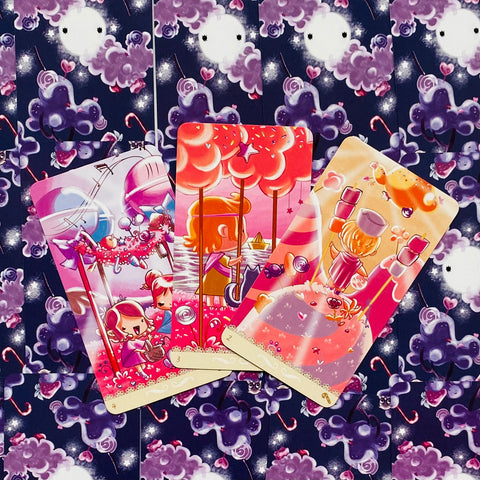 Happy Tarot 78-Card Deck by Lo Scarabeo with Guidebook for Divination