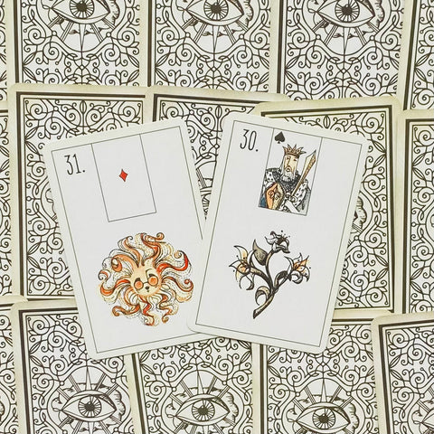 Maybe Lenormand Oracle Deck by Ryan Edward 52 Cards US Games Divination
