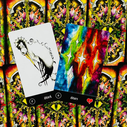 Malefique Lenormand Cards Edgy Dark Deck US Games Systems Esoteric Gniedmann NEW