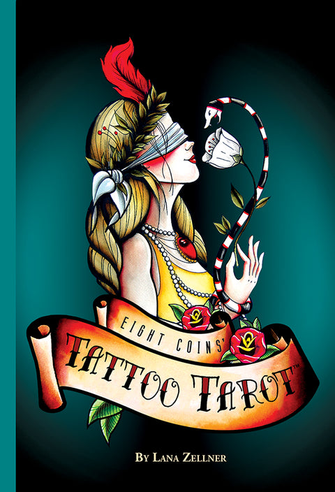 Eight Coins Tattoo Tarot Deck by Lana Zellner 82 Cards US Games Systems