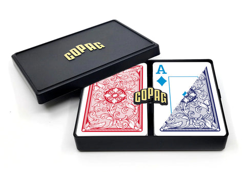 Legacy Copag Elite Bridge Size Playing Cards Double Deck Jumbo 237-8