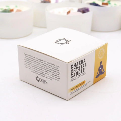 Chakra Crystal Candle – Solar Plexus Chakra Ancient Wisdom
