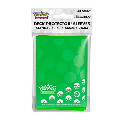Ultra PRO Pokemon Grass Energy Deck Protector Sleeves 65ct Standard