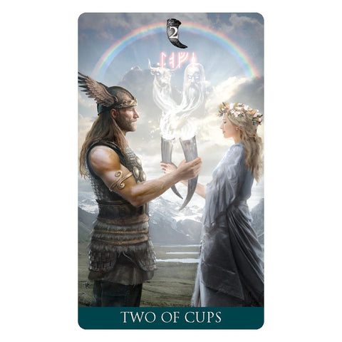 Runic Tarot Mini Deck 78 Cards Norse Runes Divination by Lo Scarabeo