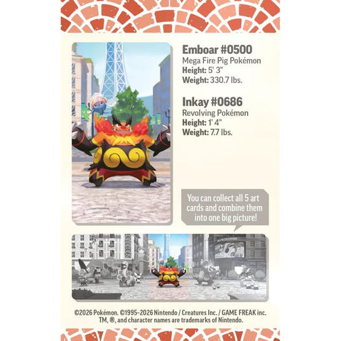 Pokemon Lumiose City Mini Tin Emboar (ENG)